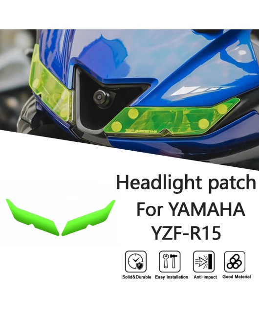 Suitable for Yamaha YZF-R15 2017-2021 modified headlight protection film, headlight lens cover patch