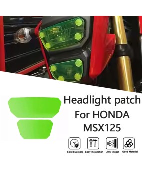 Suitable for Honda MSX125 2016-2020 modified headlight protection film, headlight protection lens cover patch