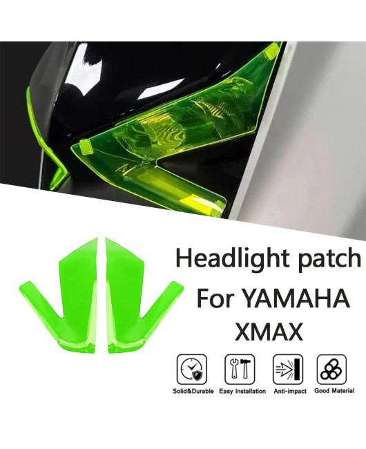 Suitable for Yamaha XMAX300 23-24 year modified headlight protection film, front headlight color change light film protection cover