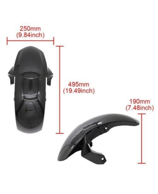 Suitable for Kawasaki Ninja 650 ER6F ER6N 2012-2016 front mudguard