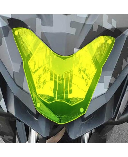 Suitable for Kawasaki VERSYS X-300 17-24 year modified headlight protection sheet, headlight protection lens cover sheet