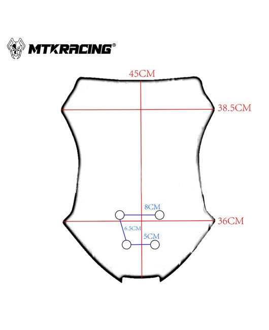 Suitable for Kawasaki VERSYS 300 2014-24 modification special front windshield deflector and windshield mirror accessories