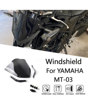 Suitable for Yamaha MT-25/03 20-24 modification special front windshield diffuser and windshield accessories