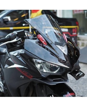 Suitable for Yamaha YZF-R3/R25 modified bird beak fixed wing shark fin inlet wing lower lip wind knife