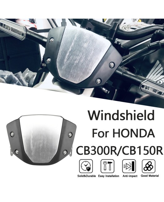 Suitable for Honda CB150R/250R/300R 19-24 modified windshield, instrument panel, windshield mirror, and guide cover