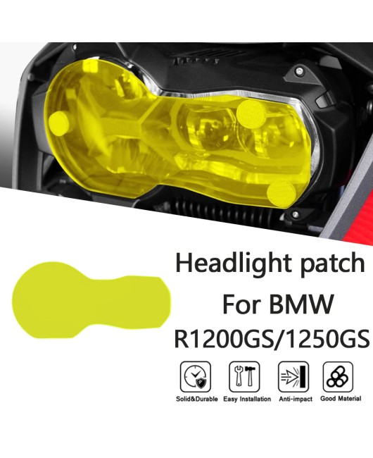 Suitable for BMW R1200GS/ADV 13-22 year modified headlight protection film, headlight protective lens cover film