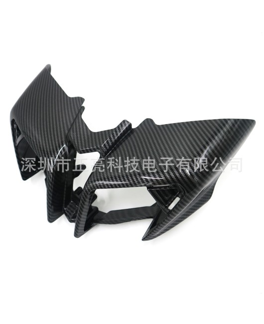 Suitable for Yamaha MT-10 2017-2020 front headlight hood protective shell carbon fiber patterned fairing