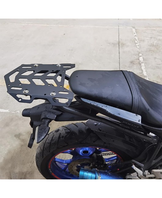 Suitable for Yamaha MT-09 21-24 modified aluminum alloy rear rack, luggage rack, trunk rack, tail wing accessories