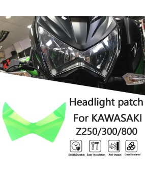 Suitable for Kawasaki Z800/300 modified headlight protection film, headlight eye protection lens cover film from 2017 to 2022