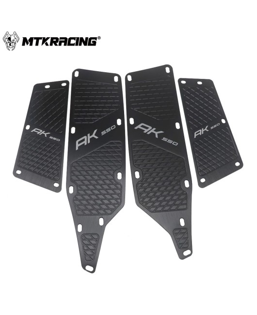 Suitable for Guangyang AK550 modification front and rear foot pedals, anti slip foot pads, foot bottom plate four piece set