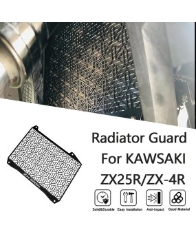 Suitable for Kawasaki ZX-25R ZX-4R 21-24 modified water tank network, water tank cover, radiator protection network