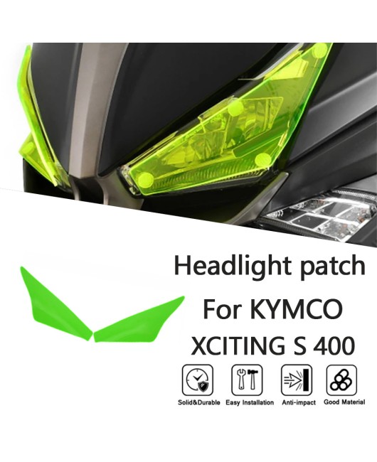 Suitable for Guangyang Xciting S400 2019-2023 modified headlight protection film, headlight protection lens cover protection