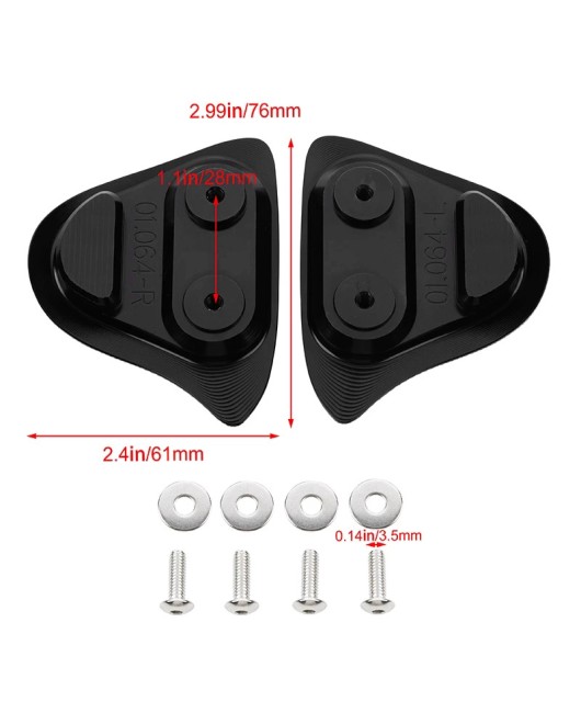 Suitable for Yamaha YZF-R1 20-24 year modified rearview mirror decoration cover mirror seat plug mirror code seat