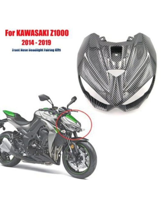 Suitable for Kawasaki KAWASAKI Z1000 2014-2019 Front Nose Headlight fairing modification kit