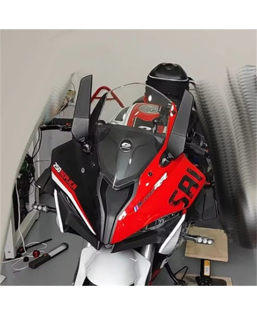 Suitable for Suzuki GSXR600/750/1000 05-12 modification with fixed wing rearview mirror and racing reflector for reversing