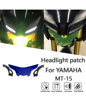 Suitable for Yamaha MT-15 2019-2024 modified headlight protection film, headlight lens cover patch