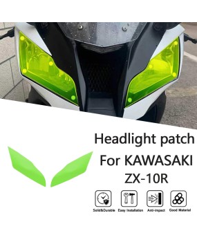 Suitable for Kawasaki ZX-10R 2011-2015 modified headlight protection film, headlight protective lens cover film