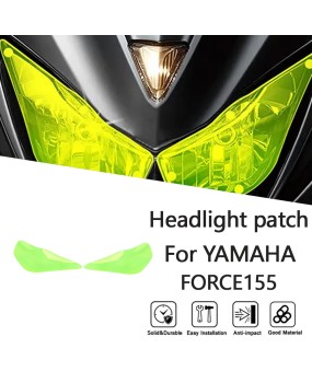 Suitable for Yamaha FORCE155 16-21 modified headlight protective film, headlight protective lens cover patch