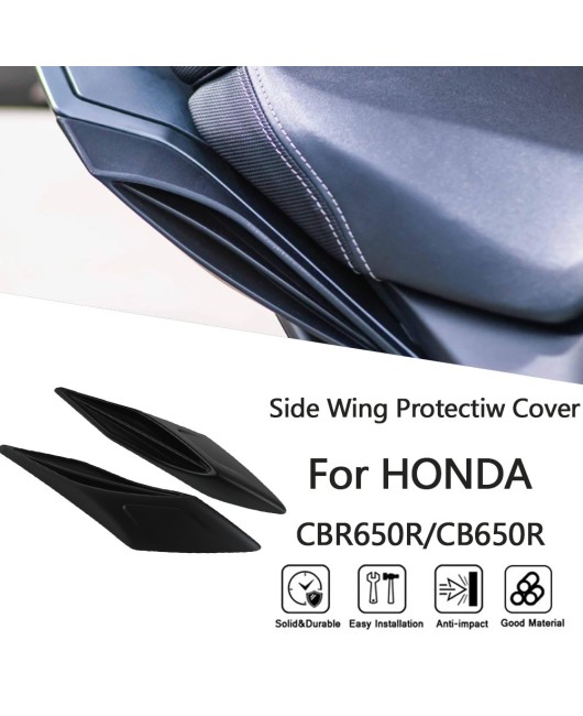 Suitable for Honda CBR650R CB650R21-23 side wing protection, rear racing side wind wing modification, air side wing