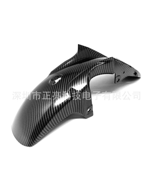 Suitable for Yamaha MT-07 FZ07 front tire mudguard with anti mud carbon fiber pattern, dated 2012-17