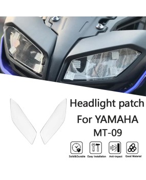 Suitable for Yamaha MT-09 2017-2020 modified headlight protection film, headlight lens cover patch