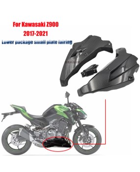 Suitable for Kawasaki Z900 lower package air guide cover annual modification, exhaust heat insulation cover, engine lower protection plate edge plate