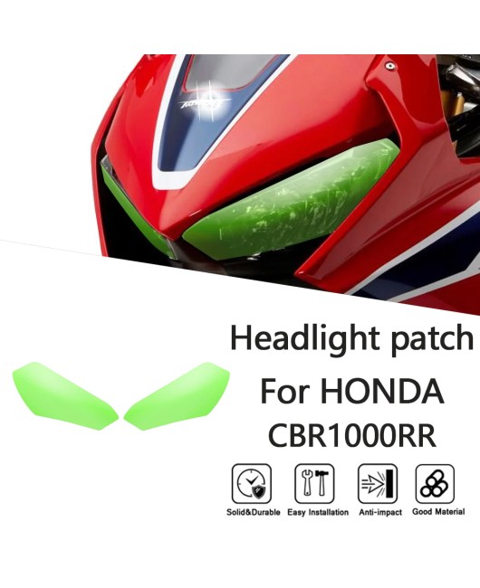 Suitable for Honda CBR1000RR 2017-2024 modified headlight protection film, headlight protective lens cover film