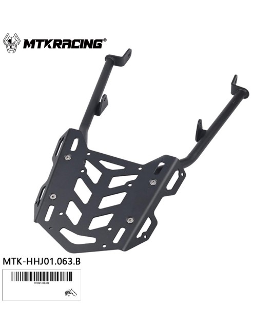 Suitable for Yamaha MT-09 21-24 modified aluminum alloy rear rack, luggage rack, trunk rack, tail wing accessories