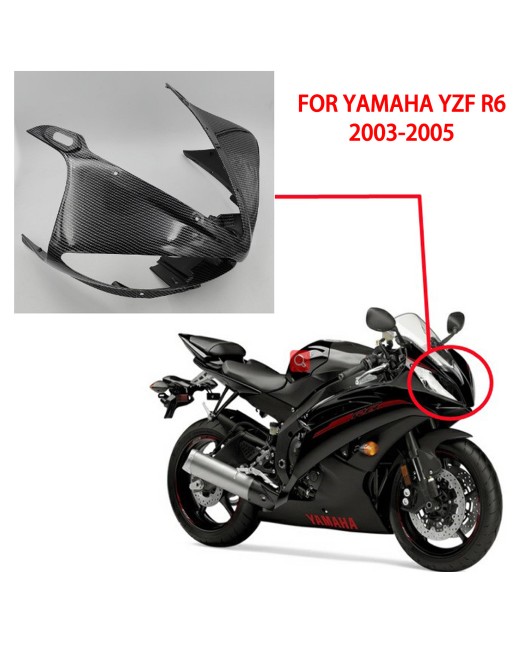 Suitable for Yamaha Yzf R6 2003-2005 headlight housing, hood body, fairing