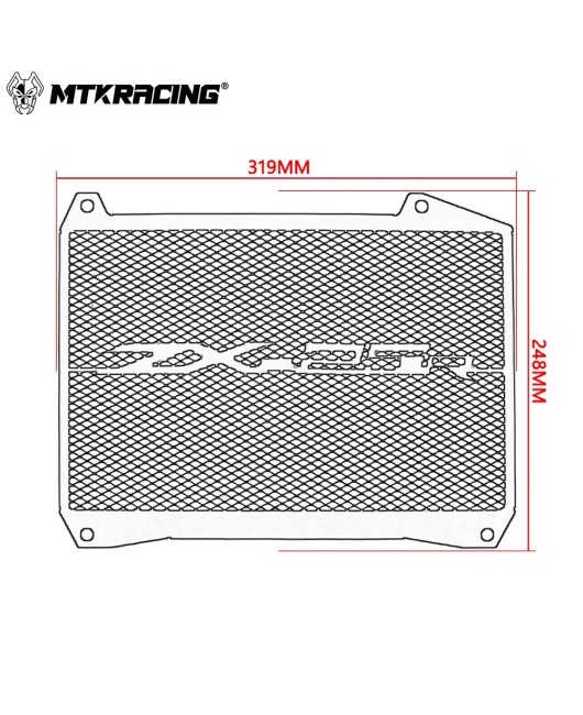 Suitable for Kawasaki ZX-25R 2021-2024 modified water tank network, water tank cover, radiator protection net