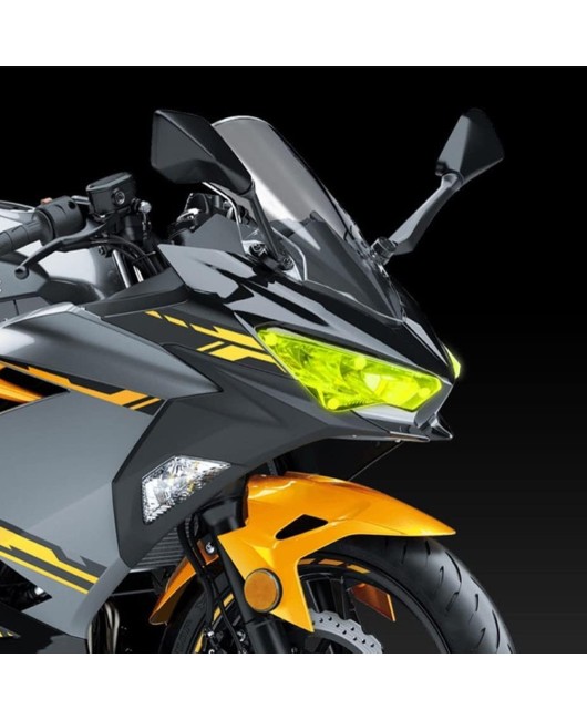 Suitable for Kawasaki ZX25R ZX-6R (19-23) annual modified headlight protection film, headlight eye protection lens cover film