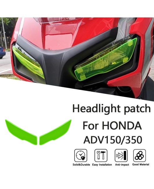 Suitable for Honda ADV150 (19-21) and ADV350 (22-24) year modified headlight protection patches and headlight patches