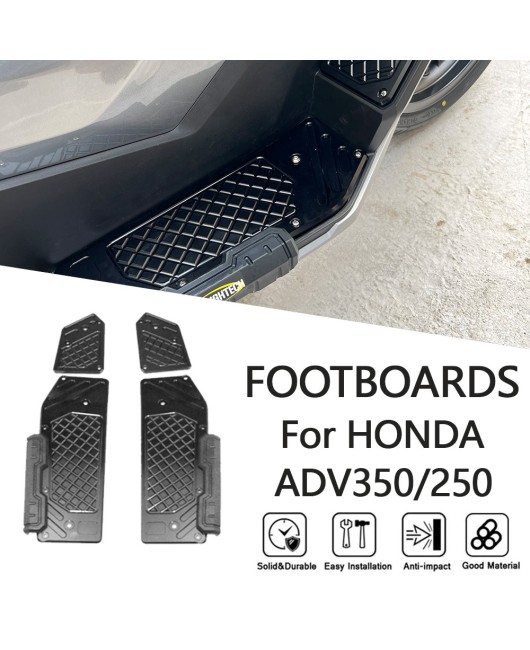 Suitable for Honda HONDA ADV350 22-24 modified footrest, front footrest, non slip footrest pad decoration