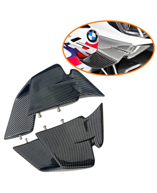 Suitable for BMW S1000RR M1000RR 2019-2022 water transfer printing front spoiler fixed wing