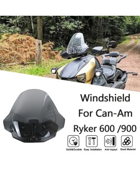 Suitable for Bombardier Ryker 600 19-23 modification special front windshield deflector and windshield mirror accessories