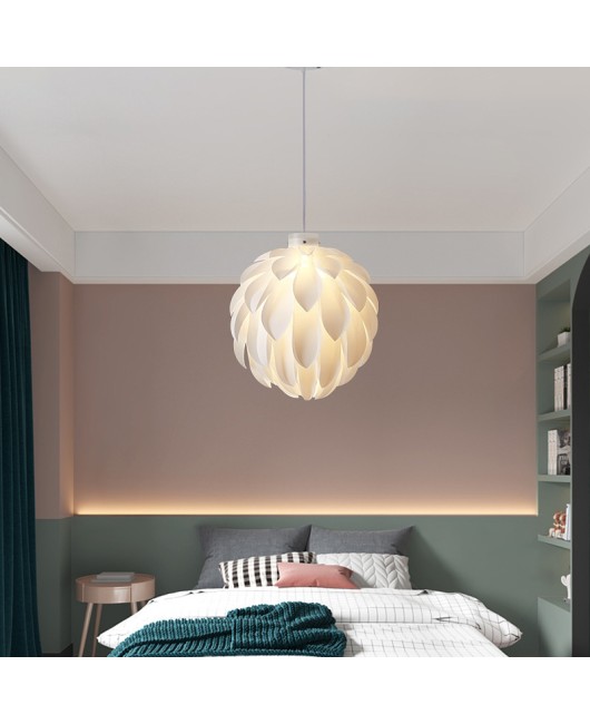 Bedroom pendant light, modern and minimalist, internet famous Instagram light, pine cone flower children's bedroom pendant light, warm and romantic, creative lighting fixtures