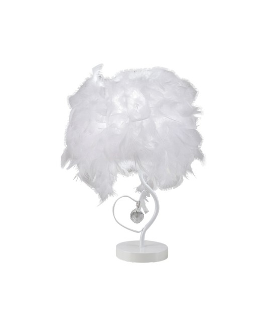 Feather desk lamp Nordic bedroom desk lamp Small night lamp Iron warm home living room feather lamp Creative bedroom lamp