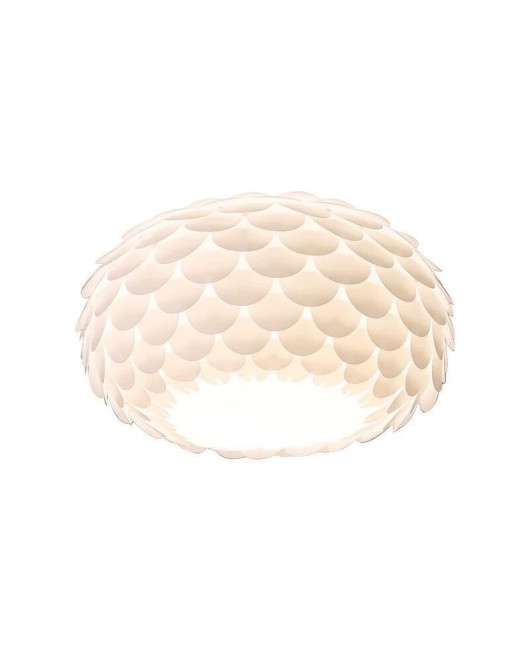 Nordic minimalist cream style fish scale restaurant pendant light, modern master bedroom lighting, entrance foyer light, children's room ceiling light