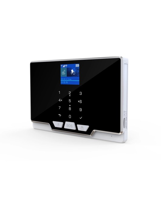 Foreign trade graffiti WIFI+GSM intelligent security alarm kit app controls home door and window anti-theft detectors