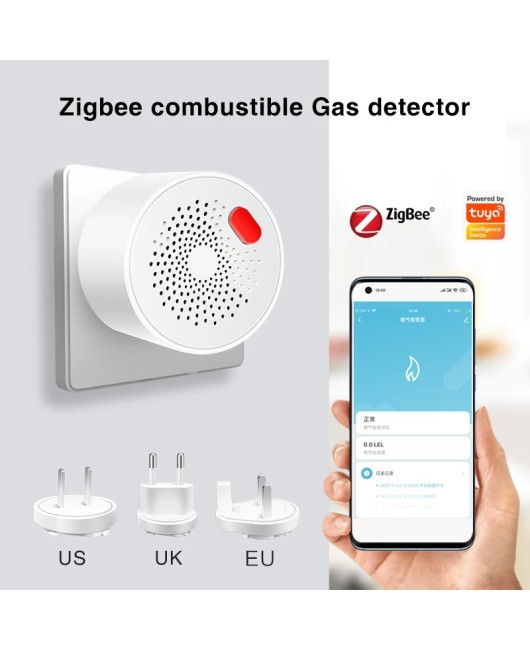 Graffiti Intelligent Gas Leakage Alarm ZigBee Wireless Gas Sensor Gas Monitoring Sound and Light Alarm