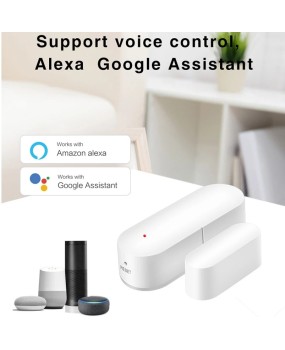 Zigbee door magnetic sensor tuyaAPP control door open/close detector door and window sensor smart home