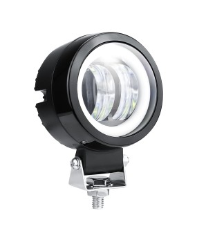 Work light, motorcycle light, 3-inch 7D 20W circular with aperture, car LED maintenance light, driving light