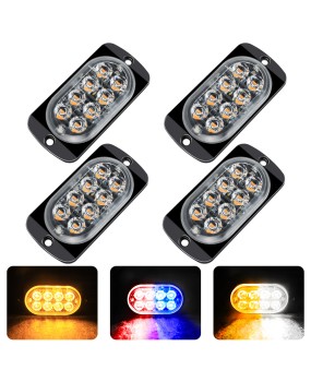 Factory LED flashing lights, ultra-thin 8LED side lights, truck door lights, warning lights, 12-24V turn signals