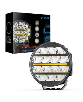 Manufacturer's new product, Ouka spotlight LED car work light, 9-inch circular truck, off-road vehicle driving lighting