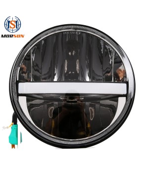 Retro car headlights suitable for 7-inch Jeep Wrangler headlights, Harley modified high and low beams, daytime running lights, turn signals