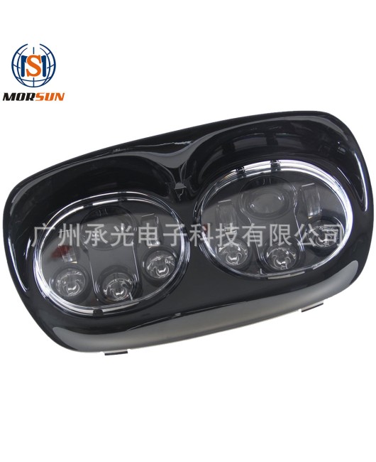 Suitable for 5.75-inch Harley Davidson dual light LED second-generation gliding series headlights