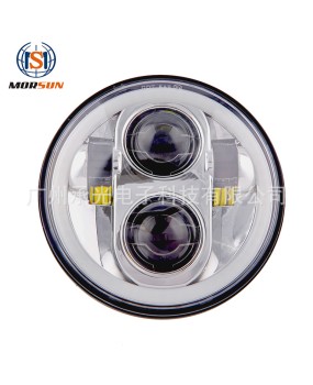 5.75-inch Harley Davidson LED headlights 40W Harley motorcycle modified angel eye high and low beam headlights