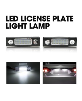 Cross border exclusive Skoda Octavia license plate light with decoding LED license plate light assembly for Skoda Octavia