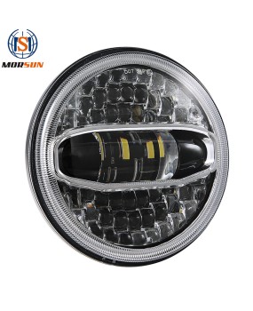 New 7-inch Harley front headlight LED headlights suitable for 2019 Jeep Harley modified high and low beam integrated lights