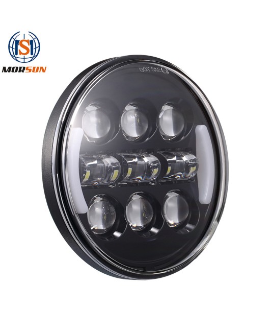 5.75-inch Harley Davidson LED headlights 45W Harley motorcycle modified dual color headlights factory direct sales